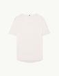C-NECK LINEN BLANC