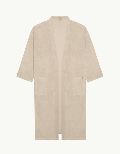 TERRY COVER-UP ROBE SAND