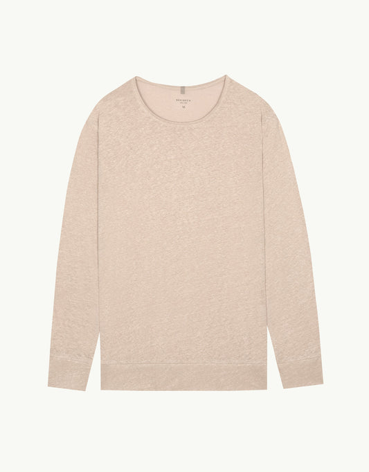 SWEATSHIRT LINEN SAND