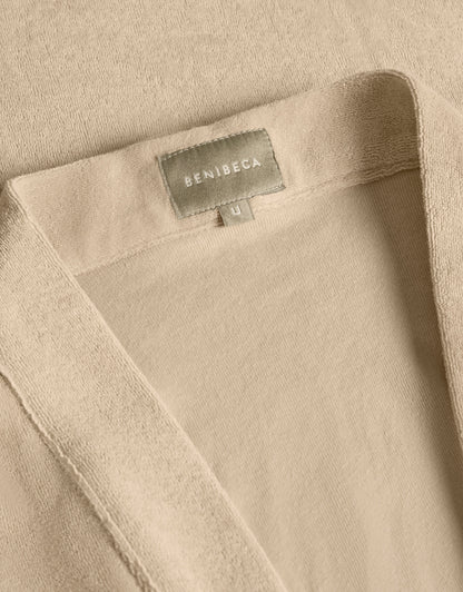 TERRY COVER-UP ROBE SAND