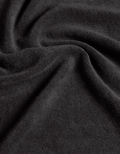 TERRY COVER-UP ROBE NERO