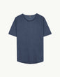 C-NECK LINEN INDIGO
