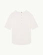 T-SHATI LINEN BLANC