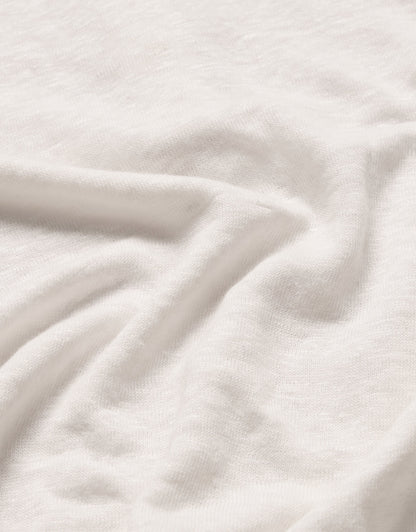 T-SHATI LINEN BLANC